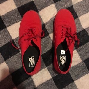 Red Vans